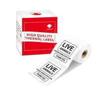 Phomemo M110 M108 M100 M120 M200 M220 M221 Etiqueta térmica - Etiquetas de dirección, etiqueta autoadhesiva cuadrada multiusos, 50 mm x 50 mm, 150 etiquetas/rollo