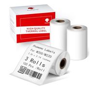 Phomemo M220 M221 M200 Etiquetas Térmicas Multiuso para Impresoras de Etiquetas, 60x80mm para Códigos de Barras, Direcciones, Nombres, Logotipos, Precios, Etiquetas de Regalo(3 Rollo)