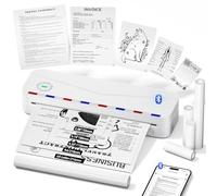 Phomemo M836 Impresora Termica A4, Impresora Sin Tinta Portatil, Conectividad Bluetooth y USB para Viajar, Trabajar y Estar en Casa