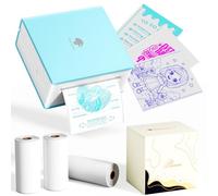 Phomemo Mini Impresora para Movil - Impresora Pegatinas Autoadhesivas M02 Impresora Portátil con 3 Rollos de Papel, Impresora Termica para el Aprendizaje, Notas de Estudio, Diagrama Anatómico, Fotos
