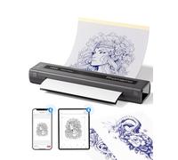 Phomemo Termocopiadora Tattoo, TP88 Impresora Termica Tattoo, A4 Impresora de Tatuajes Portatil, Stencil Tattoo Printer con 10 Hojas de Papels Transfer Tattoo para Smartphone, Tablet PC