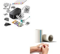 Phomemo TK32 Impresora Tatuajes Temporales Adultos Kit, Tatuajes Temporales Personalizados con 50 Papeles y 8 Rotuladores, Tattoo Temporales para Hombre y Mujer, Fiestas, Eventos, Regalos
