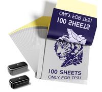 Phomemo TP31 Papel de Transferencia de Tatuaje, Papel Térmico de Impresora Plantilla Para Tatuaje, Compatible Con TP31 Impresora Termica Tattoo, 80 mm x 133 mm 100 Hojas