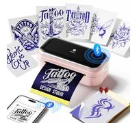 Phomemo TP31 Impresora Termica Tattoo, Termocopiadora Tattoo, Impresora Tatuajes con 30 Hojas de Papel Térmico para Tatuaje, Compatible con Smartphone