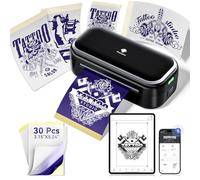 Phomemo TP31 Termocopiadora Tattoo, Impresora Termica Tattoo, Impresora Tatuajes con 30 Hojas de Papel de Transferencia para Tatuajes, Compatible con Smartphone y Tablets