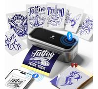 Phomemo TP31 Termocopiadora Tattoo, Mejora Impresora Termica Tattoo, Impresora Tatuajes con 30 Hojas de Papel Térmico para Tatuaje, Compatible con Smartphone y Tablet