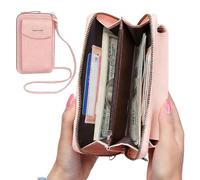 Phone Bag For Women, Leather Ladies Cross Body Handbags | Compact Zipper PU Storage Purse | Mini Shoulder Bag | For Women Students Drivers Travelers Work Travel Gym Dating Beach Commuting Shopping