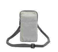 Phone Belt Pouch Universal Bag Portable Waist Mobile Shoulder Holster para Móviles y Smartphones(Light Gray)