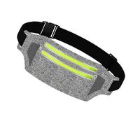 Phone Belt, Running Waist Pack, Adjustable Fit with Hydration Storage, Lightweight Anti-Bounce Pouch, Fitness Gear for Women for Hiking, Jogging, Cycling, Mountaineering, Black, Dark-Gray, Gray