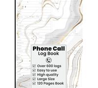 Phone Call Log Book Business Call Records Inbound Outbound Calls: Call Logbook with 600 Entries Voicemail Tracker for Office Receptionist Customer Service 8.5x11