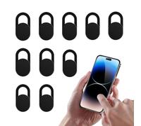 Phone Camera Cover Slide - 0.73x0.35 Inch Webcam Blocker, 10 Pack Privacy Shutter, Design Tablet Computer Lens Protection | Slim Adhesive Cover for Home Travel Library Security
