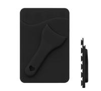 Phone Card Holder - Suction Cup Cellphone Wallet Credit Card Holder Pocket for Cards Cash ID, Universal Adhesive Phone Cards Case Accessory for Women Drivers Selfies Car Cruise Work Running School
