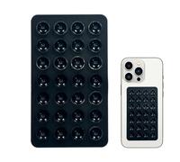 Phone Case Mount - Silicona, 9,4 x 5,4 x 0,6 cm Suction Cup Cellphone Holder Space-Saving Reusable Design | Stable Grip Mobile Stand, Compact Phone Holder For Cars, Desks, And Social Media Recording