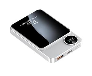 Phone Charging Pad - 20000 mAh Magnetic Charger | 10 x 7 cm Ultra Thin Design, Fast Wireless Dock, for Mobile Earphones Tablet Laptop Smart Watch Desk Workplace Tabletop Home Travel