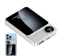 Phone Charging Pad - Alloy Shell 10.4×6.8×1.9cm, Magnetic Fast Charger, 20W PD3.0 | Portable Energy Bank, Multi-Device Charging Hub For Earphones, Tablets, Laptops, Smartwatches, Home, Travel