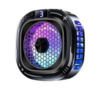 Phone Cooler, 10W Magnetic Smartphone Heatsink, 3 Level Mobile Phone Heat Sink with RGB Light, Fast Cooling Performance Boost for Live Streaming Video Filming Mobile Phones, 2.44x2.44 Inches