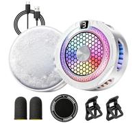 Phone Cooler, Back Clip Lights, Adjustable Fan with Low Noise