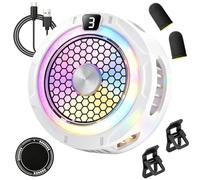 Phone Cooler Back Clip with Lights - 3 Gear Adjustable Low Noise Phone Fan