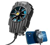 Phone Cooler, Mobile Phone Radiator, 3.35x1.93x1.34 inches Quiet Plug in, Efficient Heat Dissipation, Smartphone Phones Cooling Fan for, Streaming