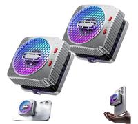 Phone Cooler, MX2 Glacier Radiator, 30W Magnetic Heat Dissipation King, Portable Mobile Phone Cooling Fan, for Live Streaming, Outdoor Vlog, Mobile Gaming (2Sets)