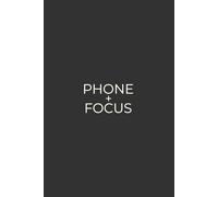 Phone + Focus: Simple Daily Tracker For Mindful Device Use | Dark Gray