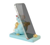 Phone Holder - Adjustable Cradle Dock, Cute Cell Phone Stand for Hands Free Viewing, Resin Desk Display, Decorative Smartphone Accessory with Stable Weighted Base, Mobile Holder Set for Screen Viewing