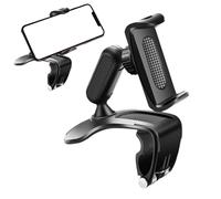 Phone Holder, Dashboard Mount, 3.54x3.15 Inches, Car Phone Bracket, Adjustable Mobile Stand, Anti-Slip Grip Clamp for Everywhere, Truck, Sedan, Rv, Vehicle, Travel, Road Trip, Ride Share, Daily Commut