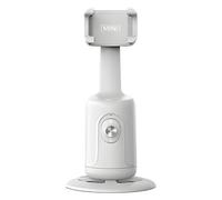 Phone Holder - Face Tracking Stand For Phone 9.5x9.5x18.4cm | Sensor Stand, 360° Rotation Auto Tracking Holder with AI Motion Sensor Tabletop Supplies For Video Recording Travel Office Home Gym