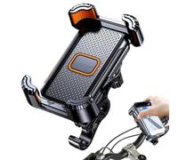 Phone Holder For Bike - Anti Vibration Waterproof Clamp, Handlebar Stand | Bicycle Phone Mount for Cycling Biking Road Outdoor Outside Sports Travel Women Men
