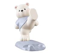 Phone Holder - Resin Bear Decor With Movable Joints, Desktop Cell Phone Holder | Adjustable Stand For Home Offices Vlogging Filming Video Calls Entertainment Video Recording Live Streaming