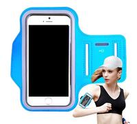 Phone Holder Running, Waterproof Arm Band Phone, Lightweight Shockproof Storage Bag with Key Slot, Sports Accessories for Hiking, Cycling, Jogging and Workout