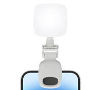 Phone Light, Portable Rechargeable Video Lights, Makeup Streaming, Adjustable Brightness Selfie Accessory for Outdoor, Vehicles Interior, Videos Blog, Zoom, Travel, 3.15x2.68x1.1 Inches