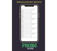 Phone Log Book: 400+ Call Records | Message, Caller, Company & Phone Tracker | Business & Office Telephone Message Log Organizer
