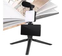 Phone Mount, Cell Phone Tripod with Light, Selfie Light for Phone, Multi-Functional LED Selfie Lamp, Stable Cell Phone Tripod Stand, All-Round Phone Selfie Tripod Mount