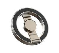 Phone Ring Holder - Double Sided Fingertip Toy | 360° Rotating Magnetic Grip | Phone Stand For Car Travel Camera Video Recording Vlogging Workout Gym Home Use | Secure Rotatable Grip Accessory For Men