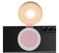 Phone Selfie Light - Magnetic Selfie Light | Portable Magnetic Phone Lights | 360 Degree Adjustable Lamp with Mirror For Conference Video Recording Makeup Outdoor Vlog and Travel Use