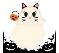 Phone Small Figurines, Halloween Ghost Decor, 0.98x0.59in Peel Stick Smartphone Decoration, Cute Dashboard Accessory, Portable Ghost Decals for Cell Phones, Tablets, Car Dashboards