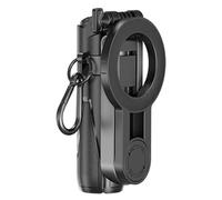 Phone Stand - Adjustable Tripod with Remote | Compact Rotating Design with Foldable Arm & Lightweight Carry Style for Video Recording, Vlogging, Exercise Routines and Creative Projects