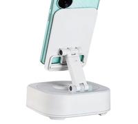 Phone Stand - Portable Audio Companion, Clear Sound Handy Gadget for Friend, Phone Amplifier Dock with Speaker, Tech Accessory, Mobile Audio Buddy for Live Streaming and Game