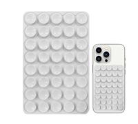 Phone Suction Grip, 80 Grain Sticky Smartphone, 15.6 Grams Compact & Lightweight Design, Suctions Cup Cell Back Grips for Picture, Video Calls, Content Creation, and Live Streaming