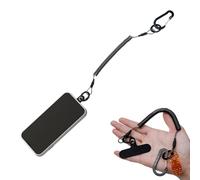 Phone Tether, Retractable Anti Drop Smartphone Strap for Secure Grip and Drop Protection, Adjustable Travel Design Feature, Phone Lanyard for Hiking Running Shopping Camping Beach Concert Daily