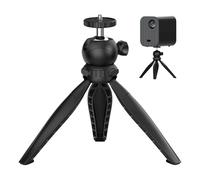 Phone Tripod Stand, Travel Vlogging Tripod, Flexible Grip Legs and Rotating Head, Extendable Small Holder for Desk, Outdoor, Hiking, Recording Use, 7.99x2.24x1.69 Inches