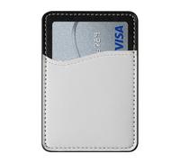 Phone Wallet Stick On - 9.7x6.6cm Card Holder Portable Design, Pu Pocket Sleeve, Adhesive With Corrugated Inner Layer And Secure Grip Feature | Titular De La Tarjeta Telefónica Para Uso En Viajes