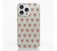 PHONECASES3D - Funda Móvil Compatible con Apple iPhone 13 Pro Oficial de Athletic Club Compostable A Base de Plantas Black
