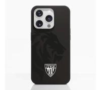 PHONECASES3D - Funda Móvil Compatible con Apple iPhone 15 Pro Oficial de Athletic Club Compostable A Base de Plantas Black