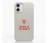 PHONECASES3D - Funda Móvil Compatible con Apple iPhone 16 Plus Oficial de Athletic Club Compostable A Base de Plantas Black