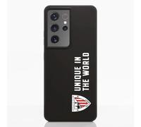 PHONECASES3D - Funda Móvil Compatible con Samsung Galaxy S21 Ultra Oficial de Athletic Club Compostable A Base de Plantas Black