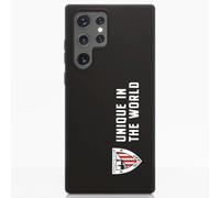 PHONECASES3D - Funda Móvil Compatible con Samsung Galaxy S22 Ultra Oficial de Athletic Club Compostable A Base de Plantas Black