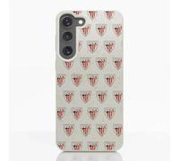 PHONECASES3D - Funda Móvil Compatible con Samsung Galaxy S23 Plus/Pro Oficial de Athletic Club Compostable A Base de Plantas Black