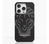 PHONECASES3D - Funda Móvil para Apple iPhone 15 Pro Athletic Club - Lion - Diseño ergonómico - Protección Ligera y Resistente para móvil - Negro